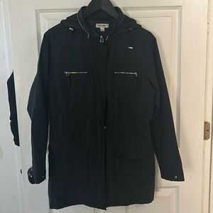 Cherokee zippered windproof water resistant rain jacket